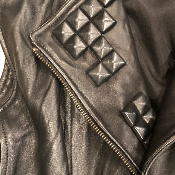 Elizabeth & James: Studded Leather Vest - Picture 4 of 8